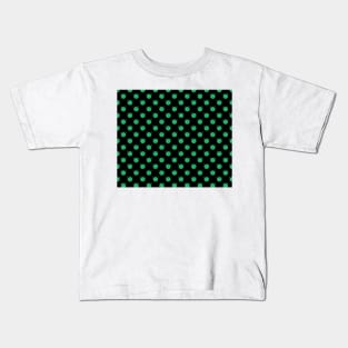 Round Watermelon Black Pattern Kids T-Shirt